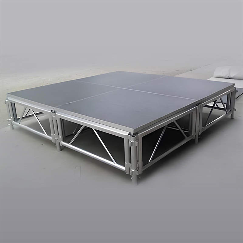 Aluminum alloy single piece stage