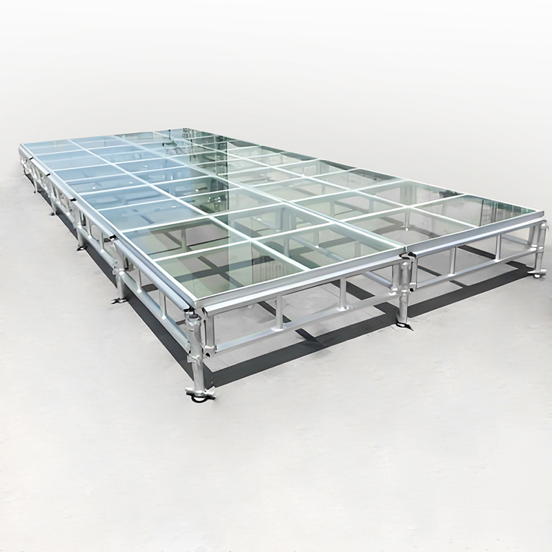 Aluminum alloy glass stage
